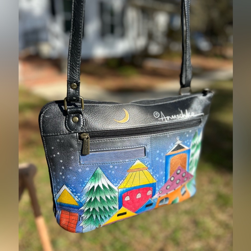 Anuschka Hand painted Leather bag